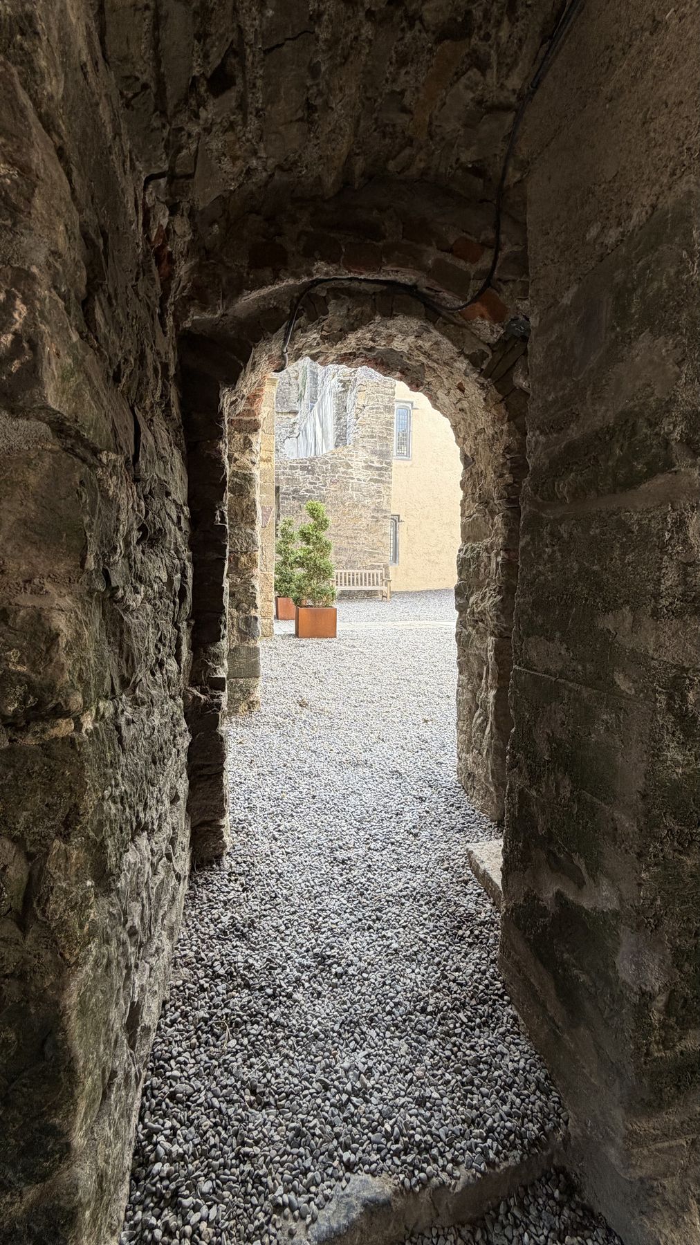 Pasaje interior del Castillo de Ormond