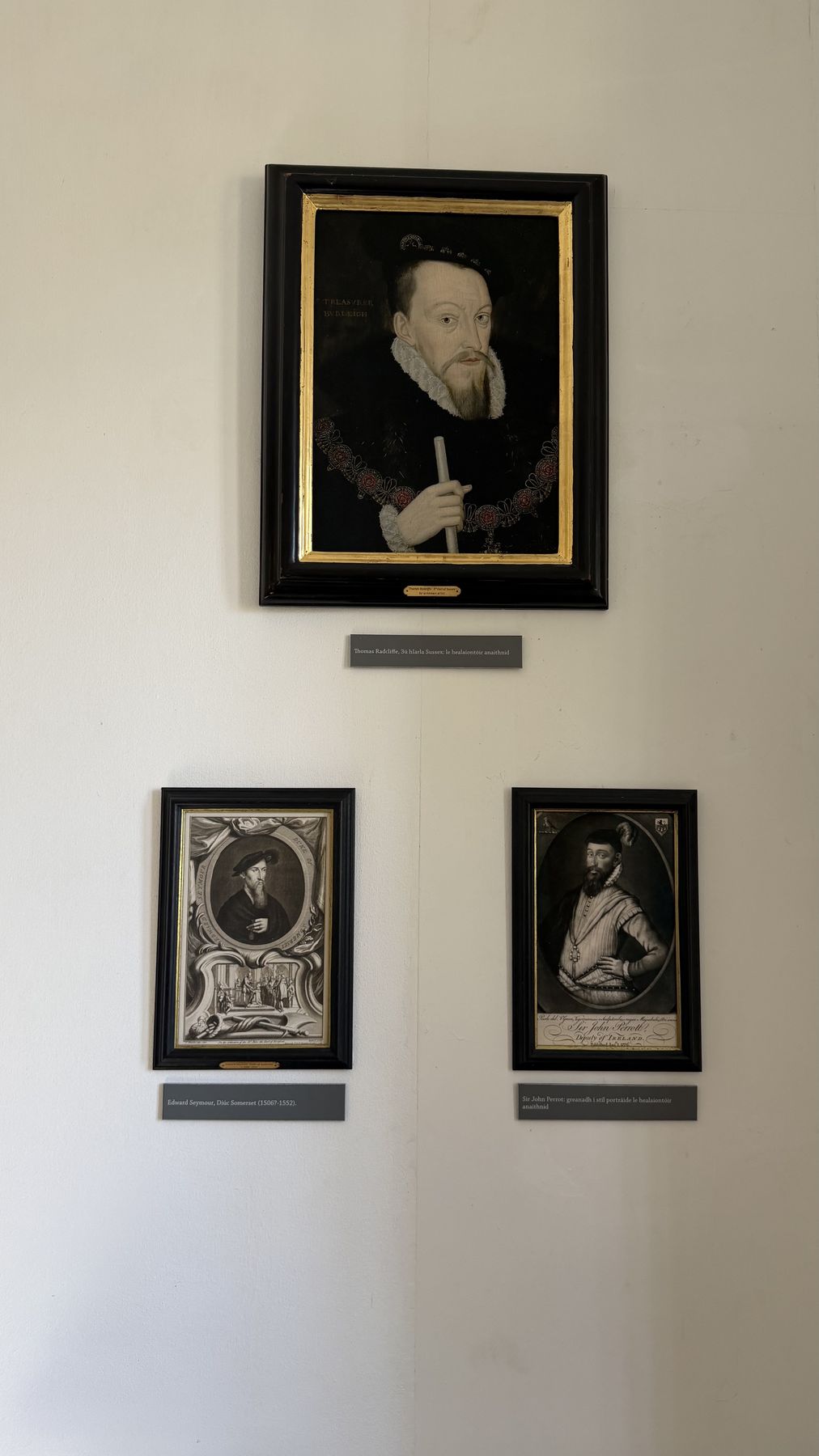 Galería de retratos isabelinos en el Castillo de Ormond