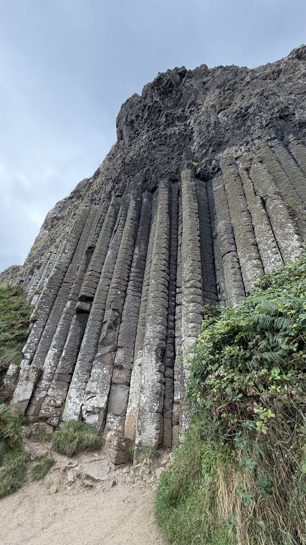 Las columnas de basalto de la Calzada del Gigante