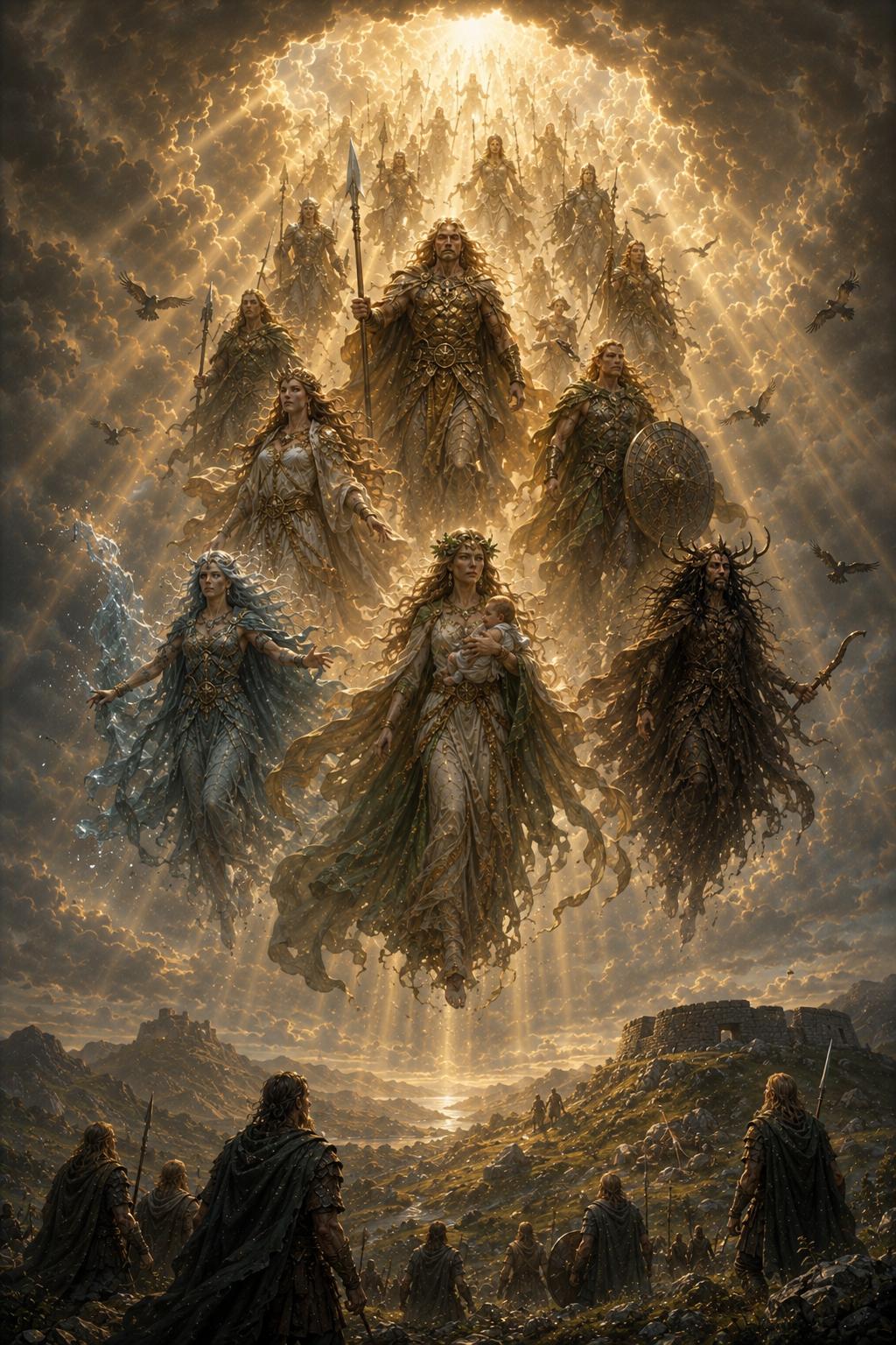 Los Tuatha Dé Danann, dioses celtas de la mitología irlandesa